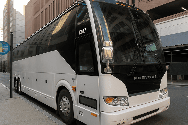 a Charter Bus Rental Temecula coach bus